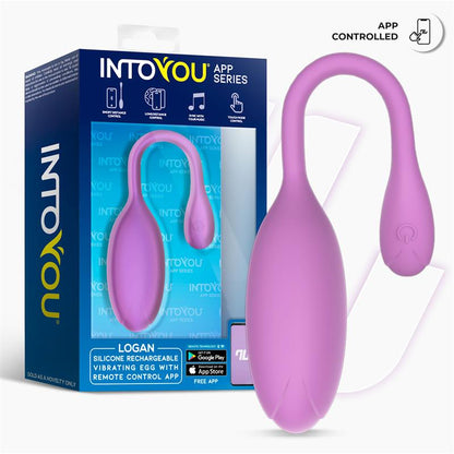 Logan Huevo Vibrador con APP Unibody Purpura