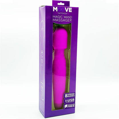 Magic Wand Masajeador Silicona Purpura