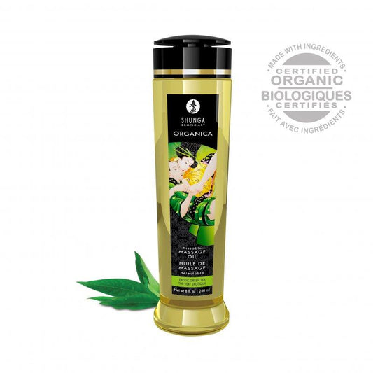 Aceite de Masaje Organico Te Verde 240 ml