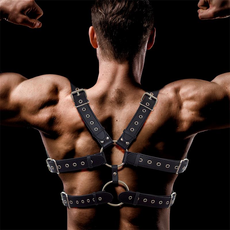 Aurum Arnes Masculino para Bondage Cuero Vegano