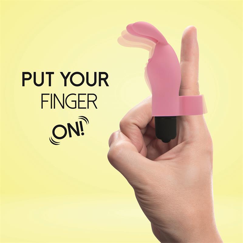 Magic Finger Vibrador para el Dedo Rosa