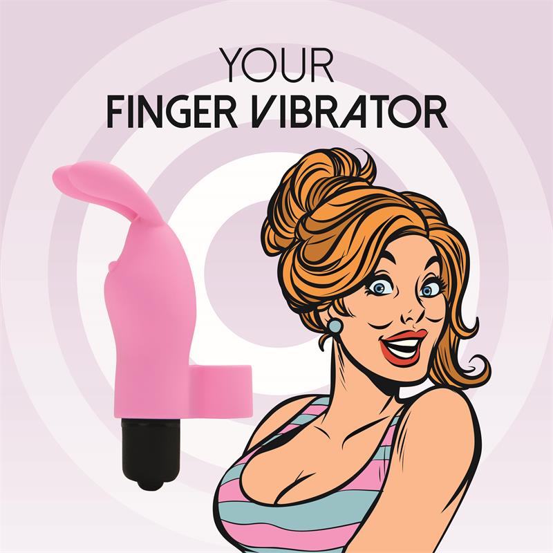 Magic Finger Vibrador para el Dedo Rosa