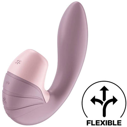 Supernova Old Rose Succionador y Vibrador Super Flexible USB