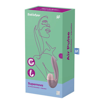 Supernova Old Rose Succionador y Vibrador Super Flexible USB