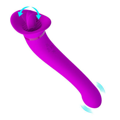 Faust Vibrador con Lengua Estimuladora USB