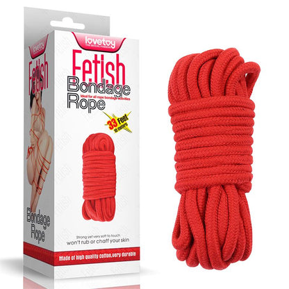 Cuerda Bondage Suave Rojo