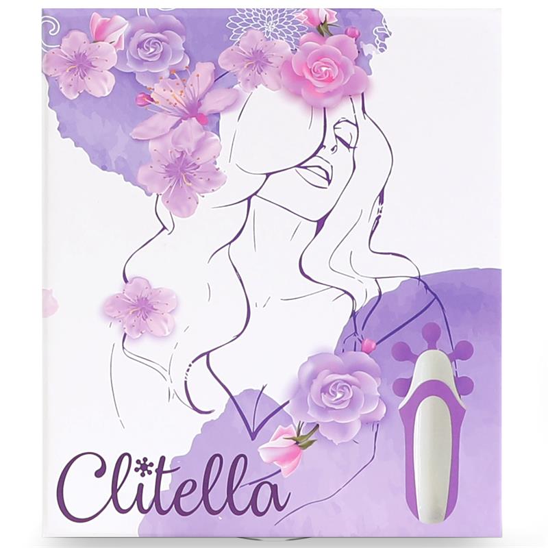 Clitella Estimulador Sexo Oral con Accesorios Purpura