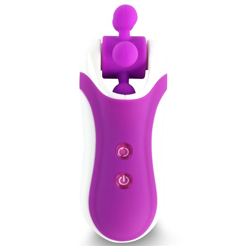 Clitella Estimulador Sexo Oral con Accesorios Purpura