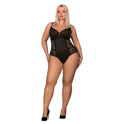 Amallie Bodysuit con Encaje Negro