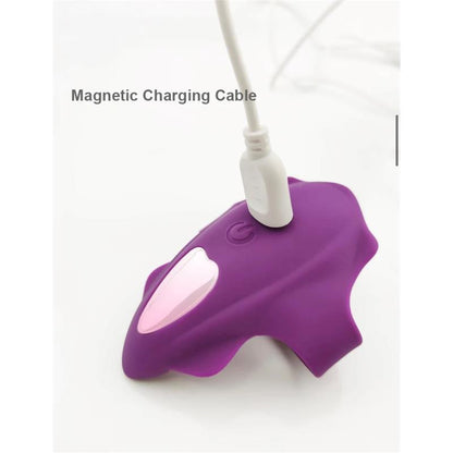 No Seventeen Estimulador de Braguita Control Remoto USB Magnetico Purpura