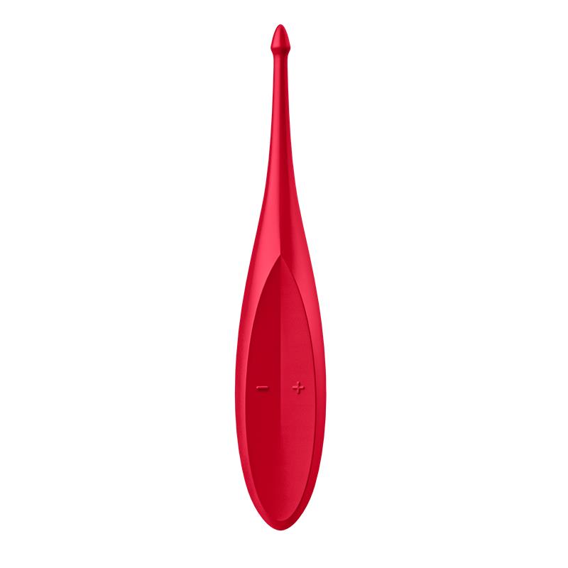 Twirling Fun Varita Vibradora Silicona USB Rojo