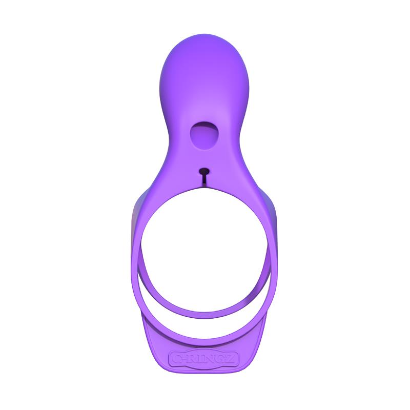 Fantasy C Ringz Anillo Vibrador para Parejas Ultimate Cage Purpura