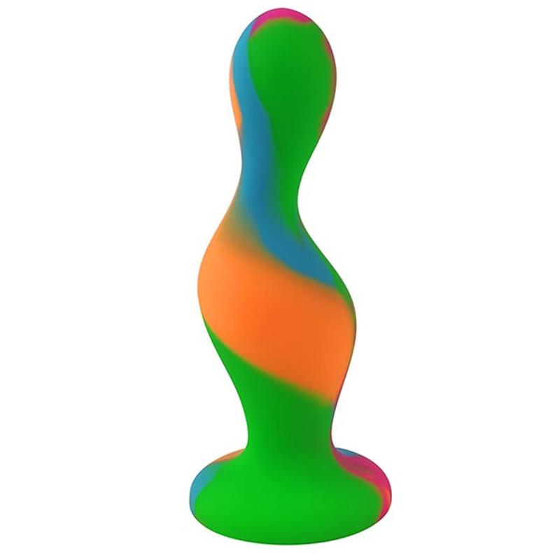 Plug Anal Multi Color Silicona