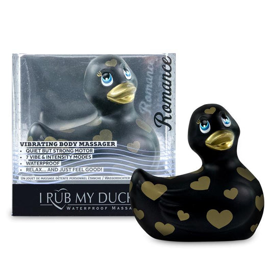 Estimulador I Rub My Duckie 20 Romance Negro y Dorado