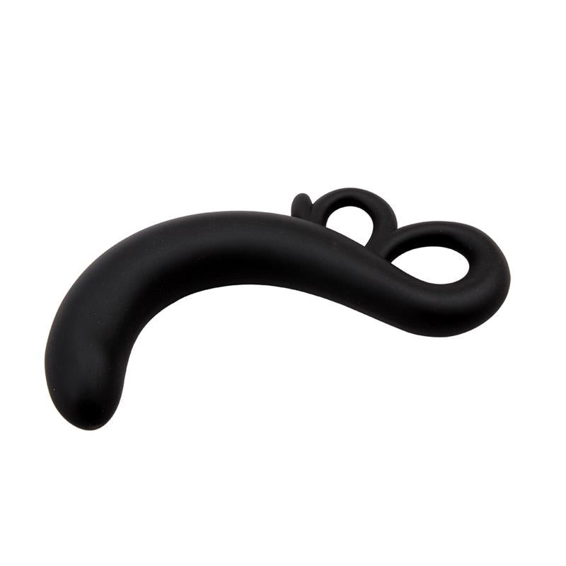 Estimulador Punto G Two Finger Silicona Negro