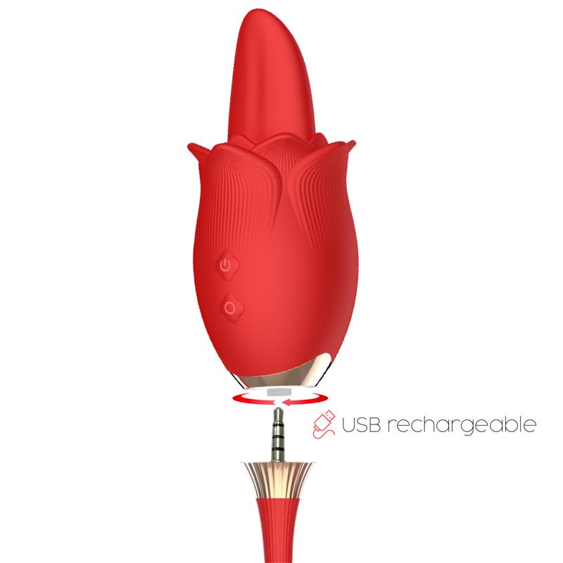 Estimulador de Clitoris con Lengua Vibradora y Movimiento Swinging Oscilante