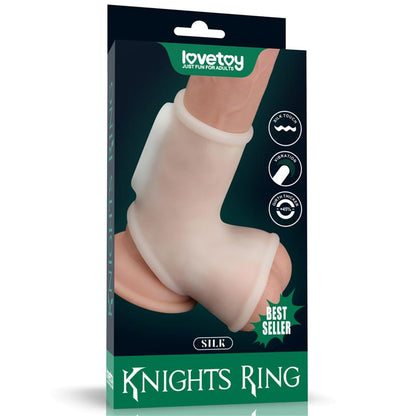 Funda Pene y Testiculos con Vibracion Silk Knights