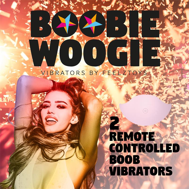 Boobie Woogie Estimulador con Vibracion para Pechos Control Remoto