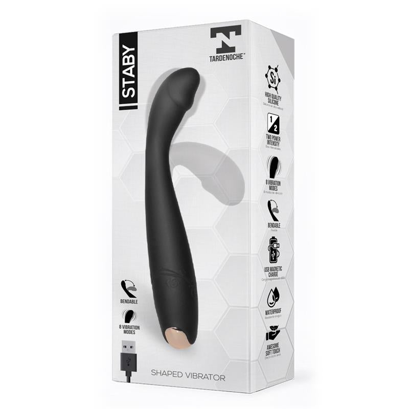 Staby Vibrador Silicona Flexible Bendable