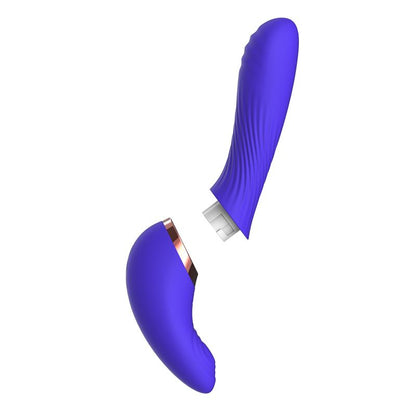 Rayden Vibrador con Pulsacion y Bolas Internas Desmontable Dos Posiciones