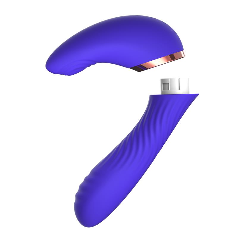 Rayden Vibrador con Pulsacion y Bolas Internas Desmontable Dos Posiciones