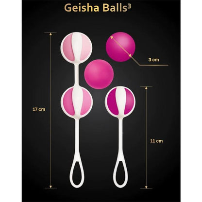 Set de 5 Geisha Balls3 Sugar Pink