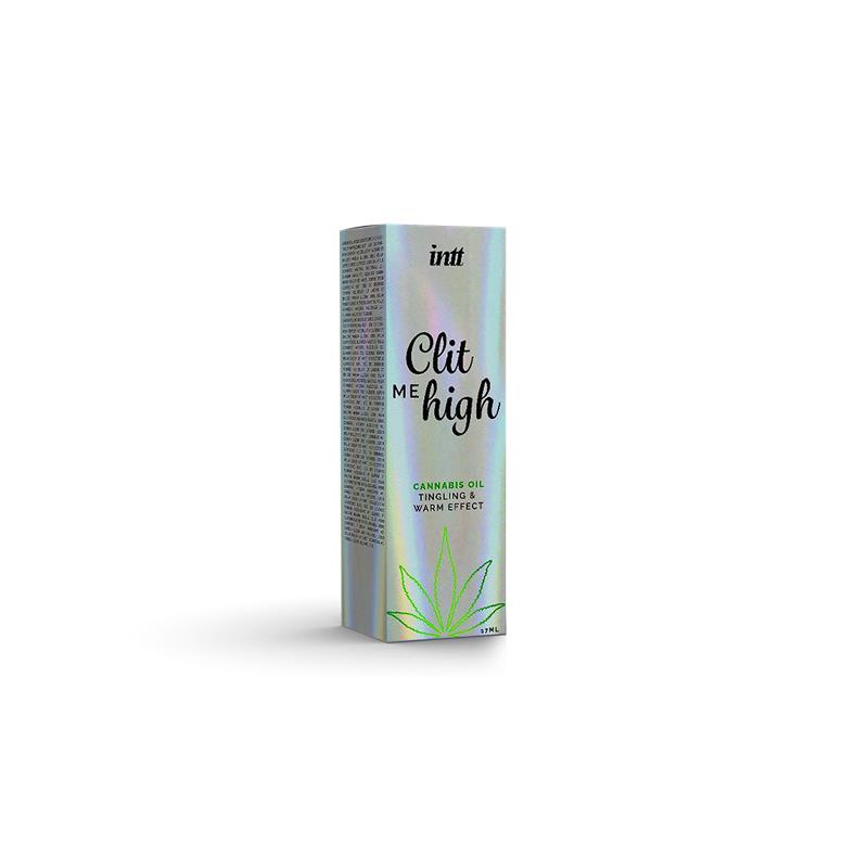 Estimulador de Clitoris Clit Me High con Aceite de Cannabis