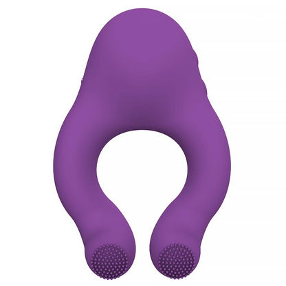 Fenda Anillo Vibrador con Lengua Estimulador y Control Remoto 3 Motores USB Magnetico