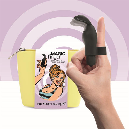 Magic Finger VIbrador para el Dedo Negro