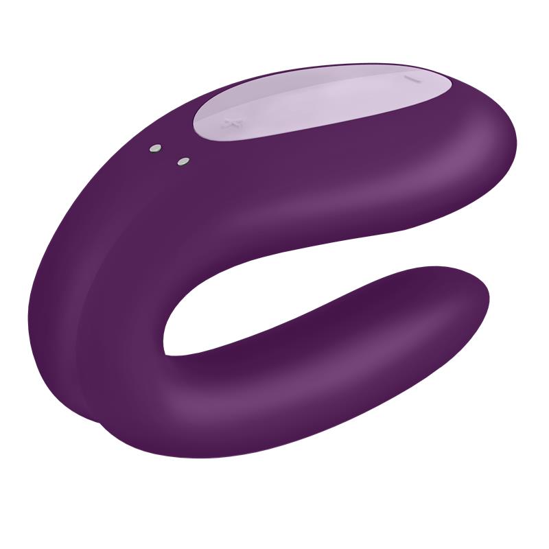 Vibrador para Parejas con APP Double Joy Violeta