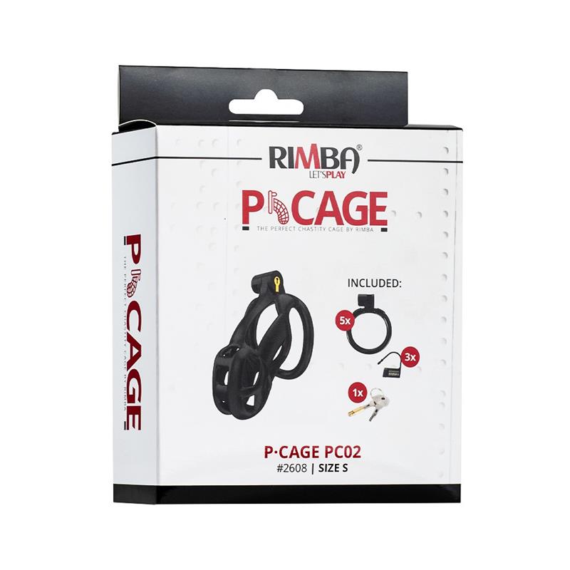 P Cage PC02 Jaula para el Pene 3 Tallas