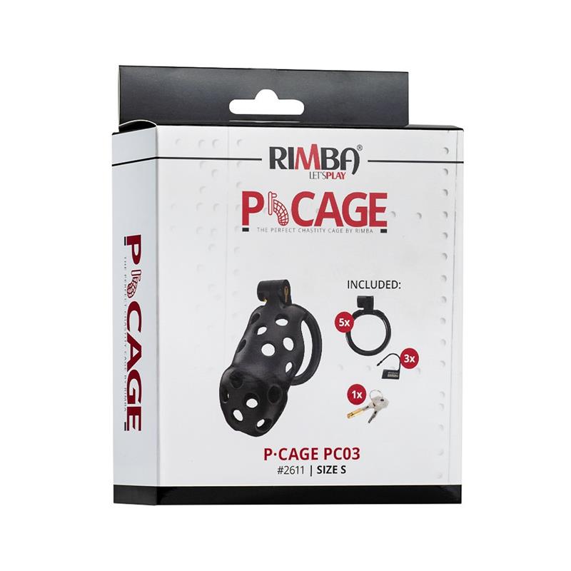 P Cage PC03 Jaula para el Pene 3 Tallas