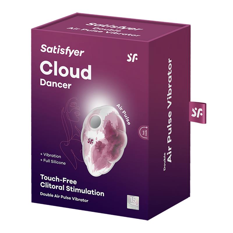 Cloud Dancer Succionador y Vibrador Red Print