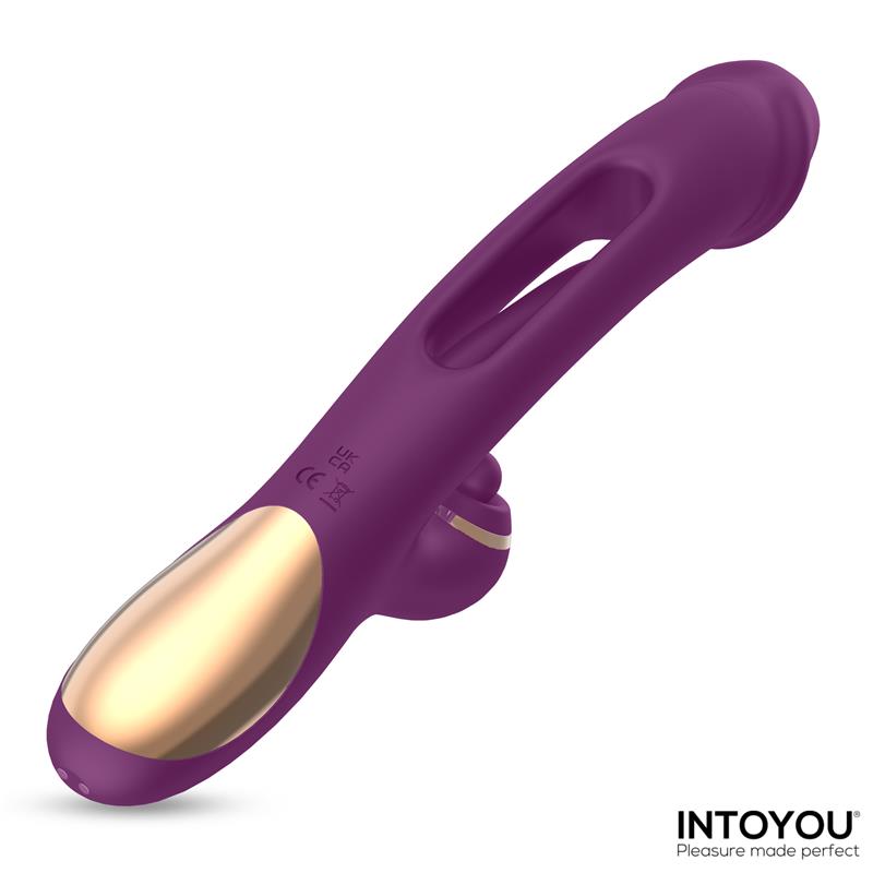 Siter Vibrador con Lengua Movimiento Flipping y Bola Golpeteo