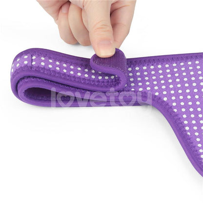 Arnes Easy Strap On Harness Polka Dots Purpura