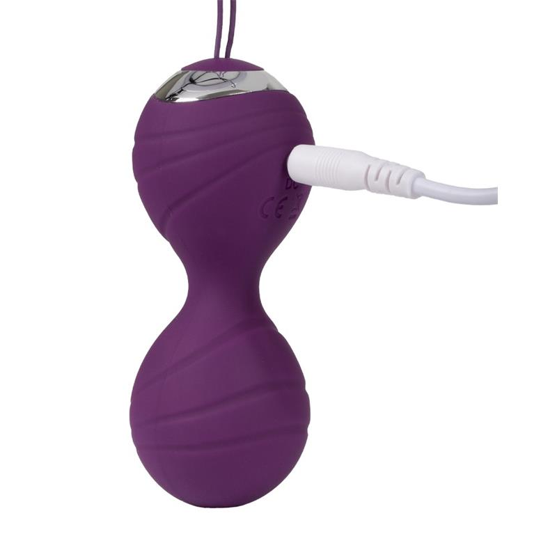 Bolas Kegel con Vibracion con Control Remorto Cannes Purpura