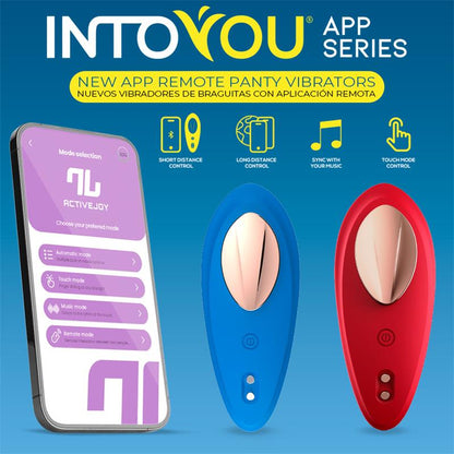 Silicone Vibrador de Braguita con APP Silicona Silicona Azul