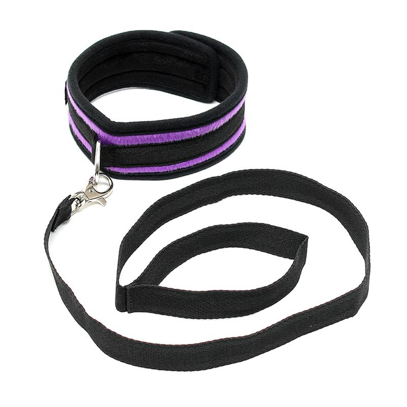 Collar con Correa Ajustable Purpura