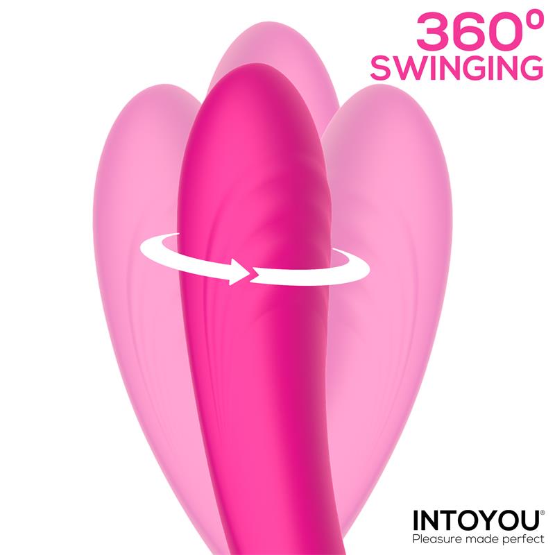 Lanty Vibrador para Parejas con Oscilacion 360º y Control Remoto