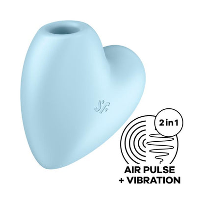 Cutie Heart Succionador de Clitoris y Vibracion Azul