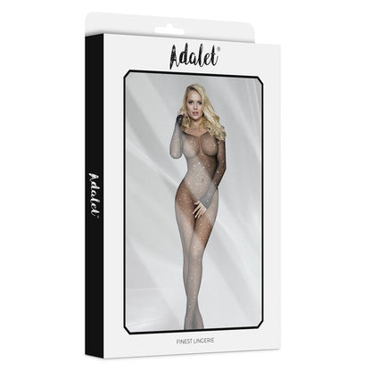 Maty Bodystocking Entepierna Abierta con Brillantes