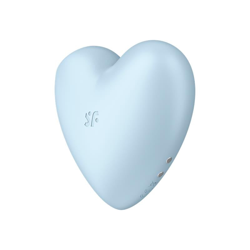 Cutie Heart Succionador de Clitoris y Vibracion Azul