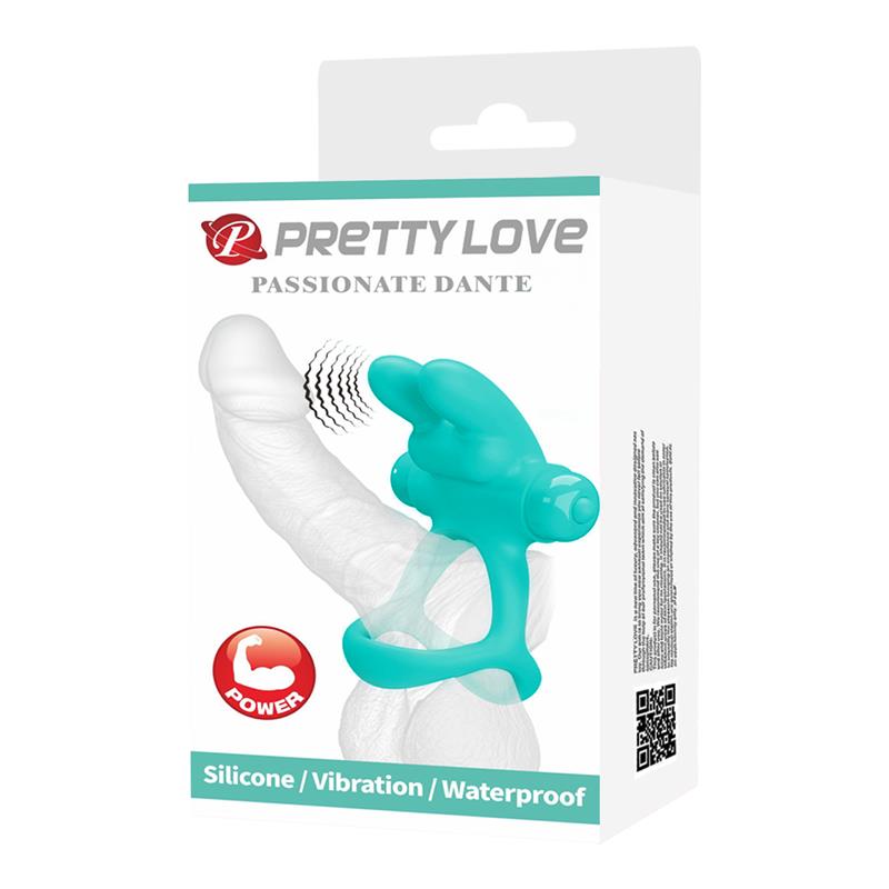 Anillo para el Pene con Vibracion Passionate Dante Verde