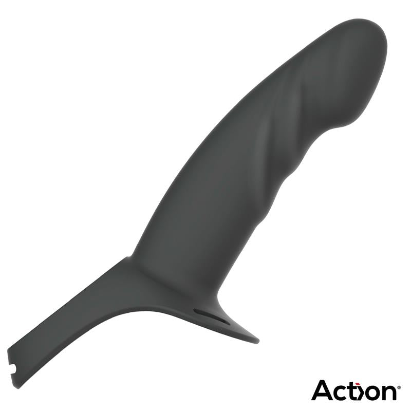 Arnes Strap on con Dildo Hueco Silicona Premium Talla L Negro