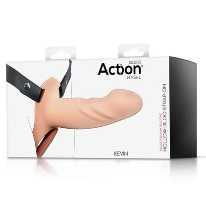 Arnes Strap on con Dildo Hueco Silicona Premium Talla L