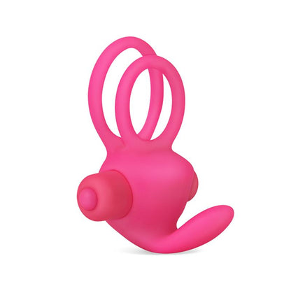 Anillo Vibrador Doble Power Clit Duo Rosa