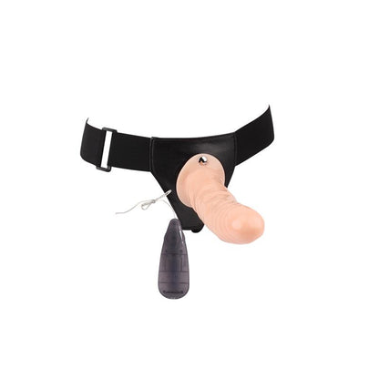 Arnes con Dildo Hueco y Vibracion 75