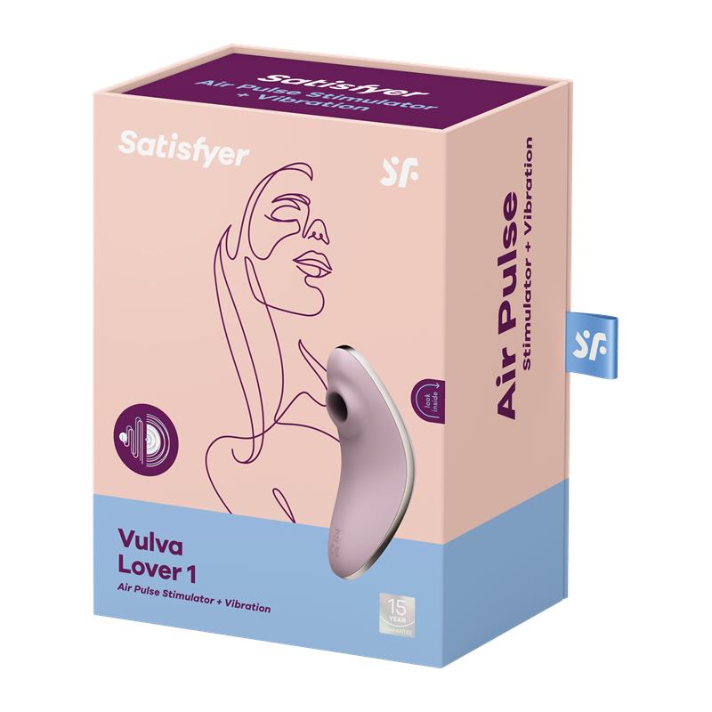 Succionador de Clitoris y Vibracion Vulva Lover 1 Violeta