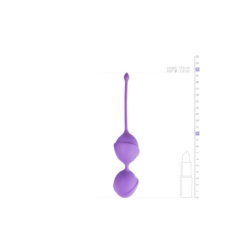 Bolas Vaginales Silicona Purpura